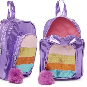 👾🦄🌸⭐️🍭🍨🍦Olivia Miller Glitter Ice Cream Mini Backpack🍦🍨👾🦄🌸⭐️🍭